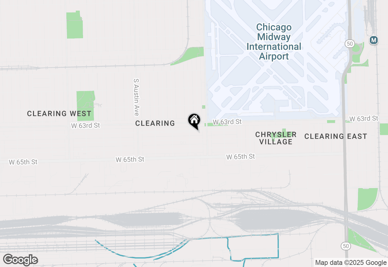 Map of 5645 W 63rd Place #1, Chicago, IL 60638