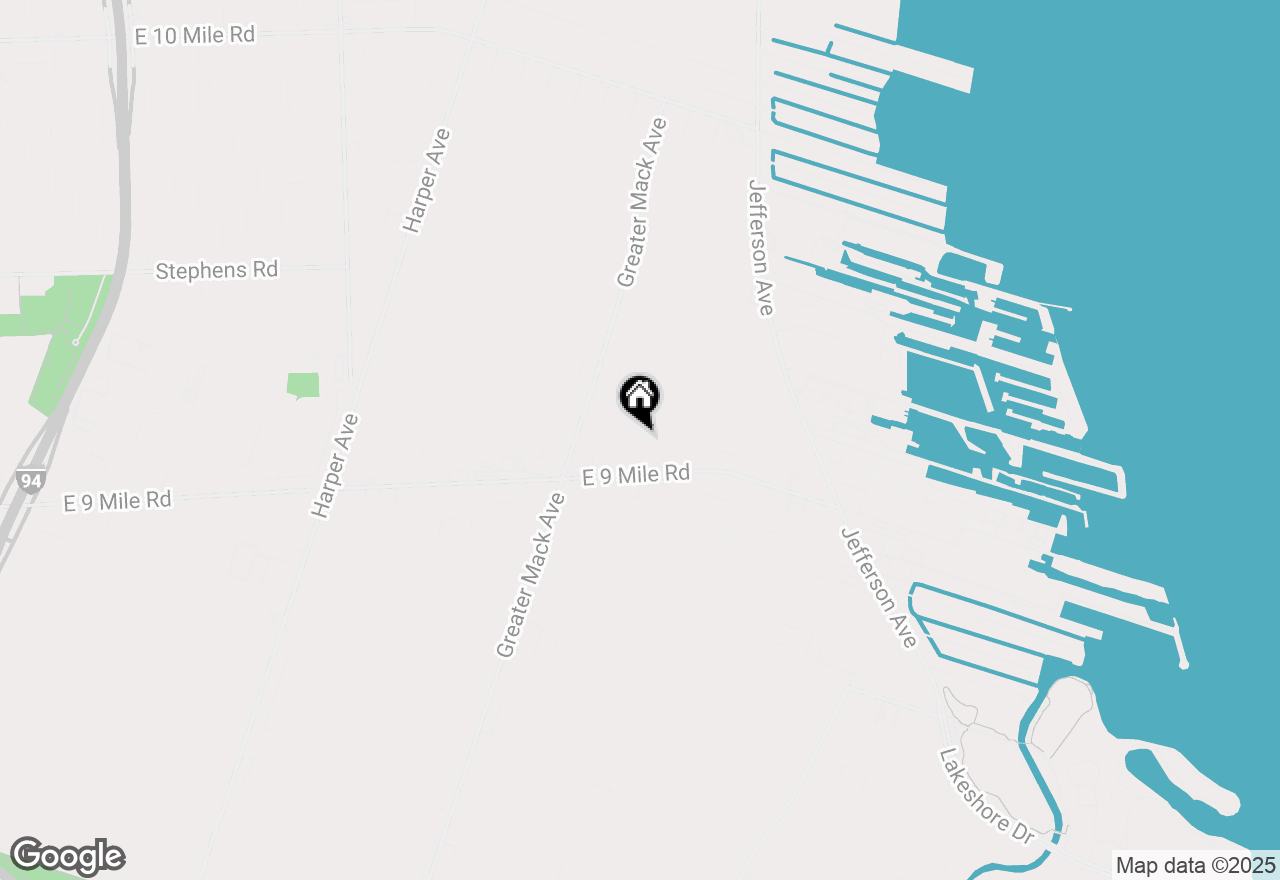 Map of 22422 Hanson Court, St Clair Shores, MI 48080