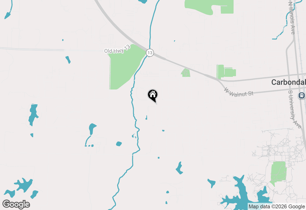Map of 2002 W Norwood Drive, Carbondale, IL 62901