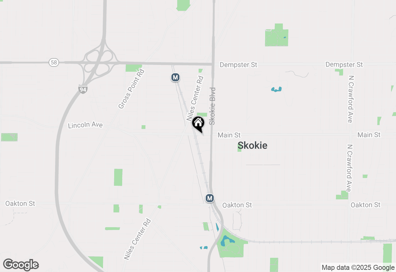 Map of 4849 Main Street, Skokie, IL 60077