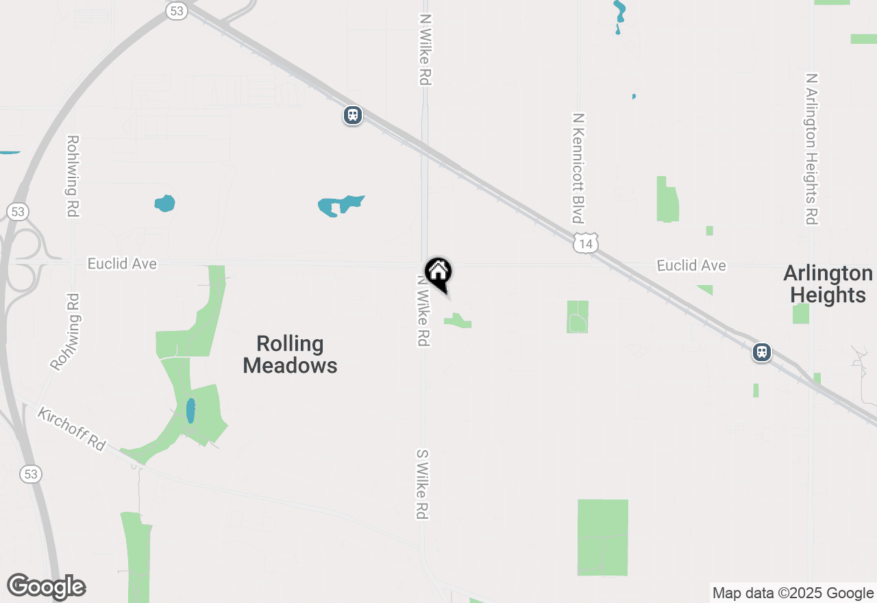 Map of 402 N Reuter Drive, Arlington Heights, IL 60005