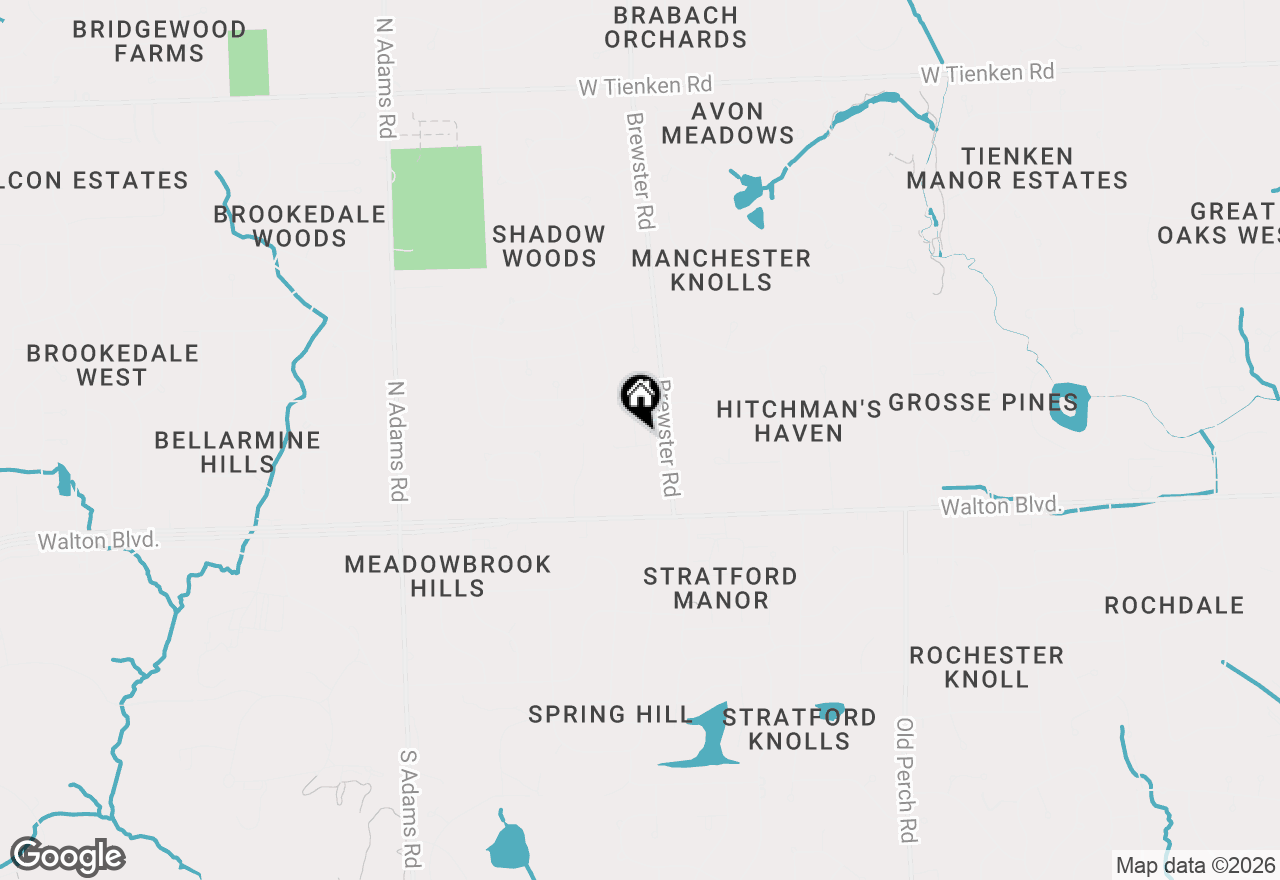 Map of 2556 Rosemond Ln, Rochester Hills, MI 48309