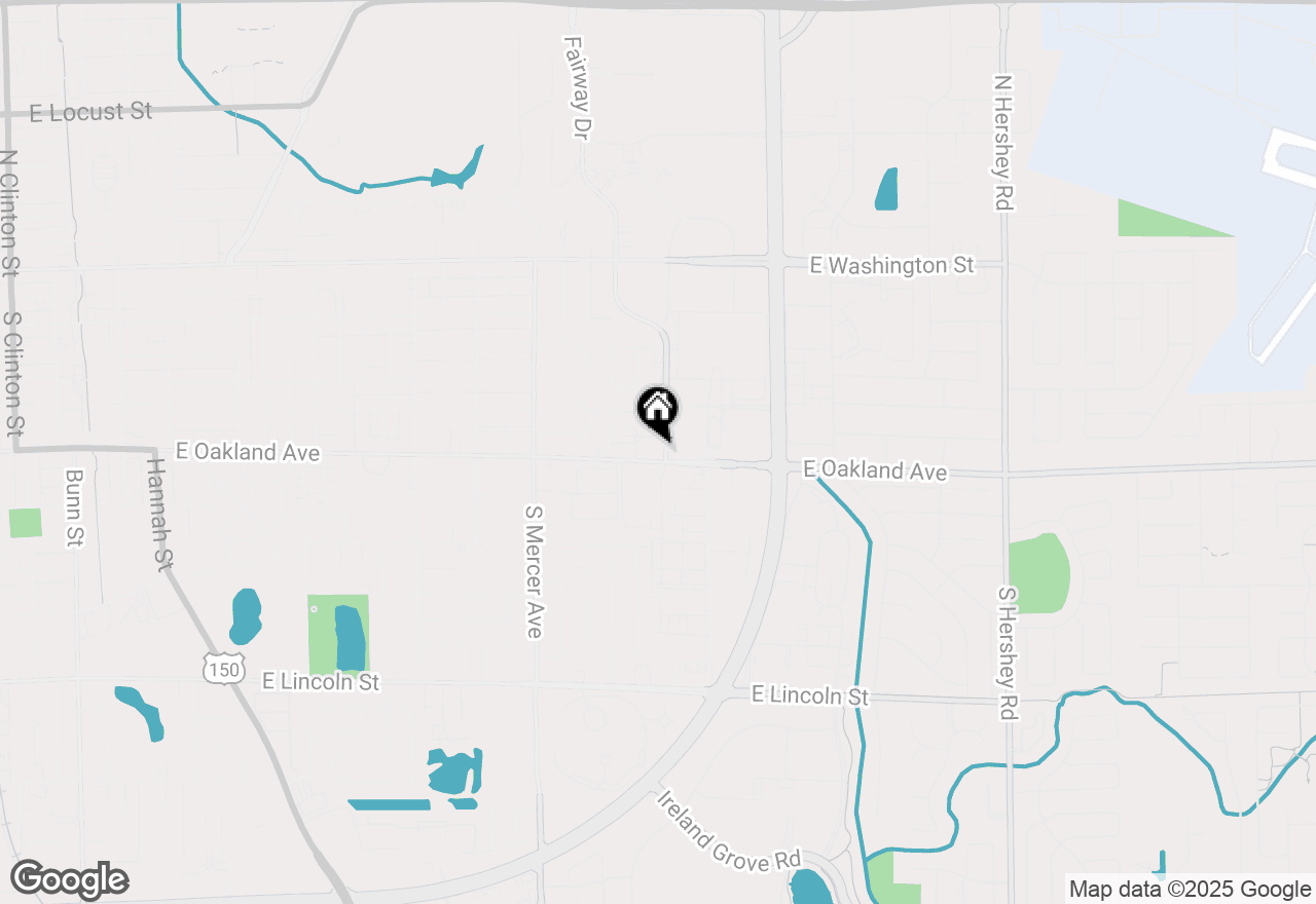 Map of 5305 Belvedere Lane, Bloomington, IL 61705