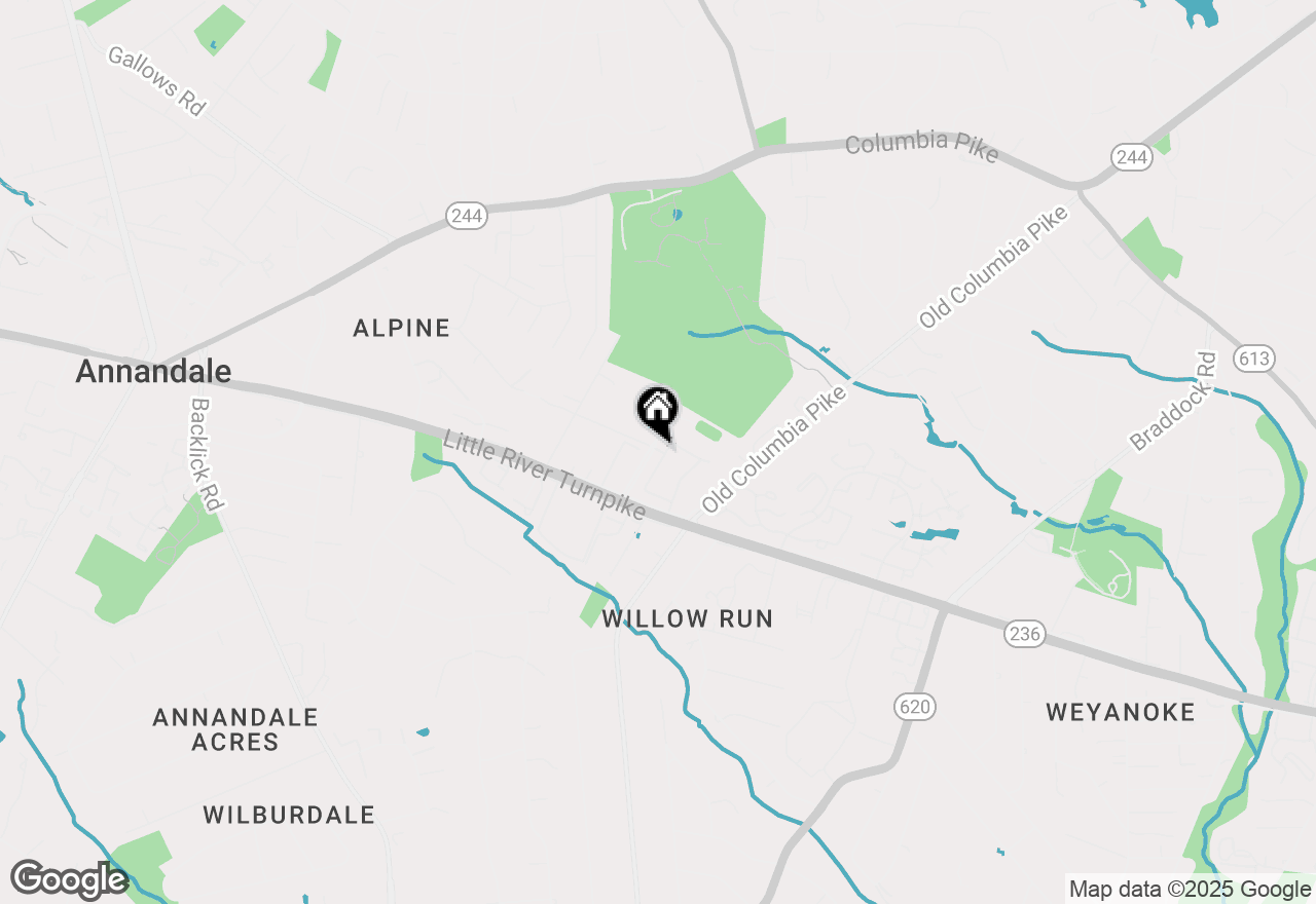 Map of 4504 Airlie Way, Annandale, VA 22003