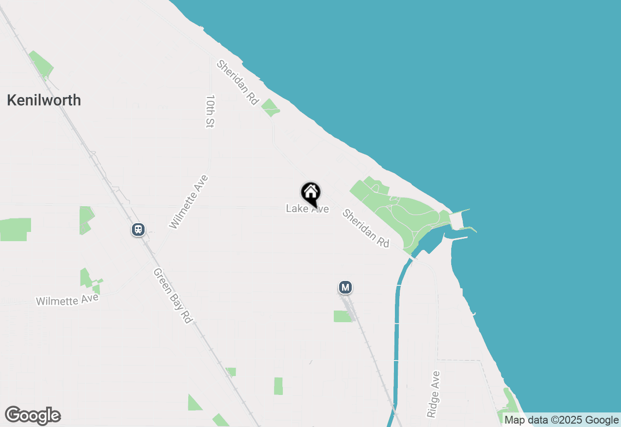 Map of 501 Lake, Wilmette, IL 60091