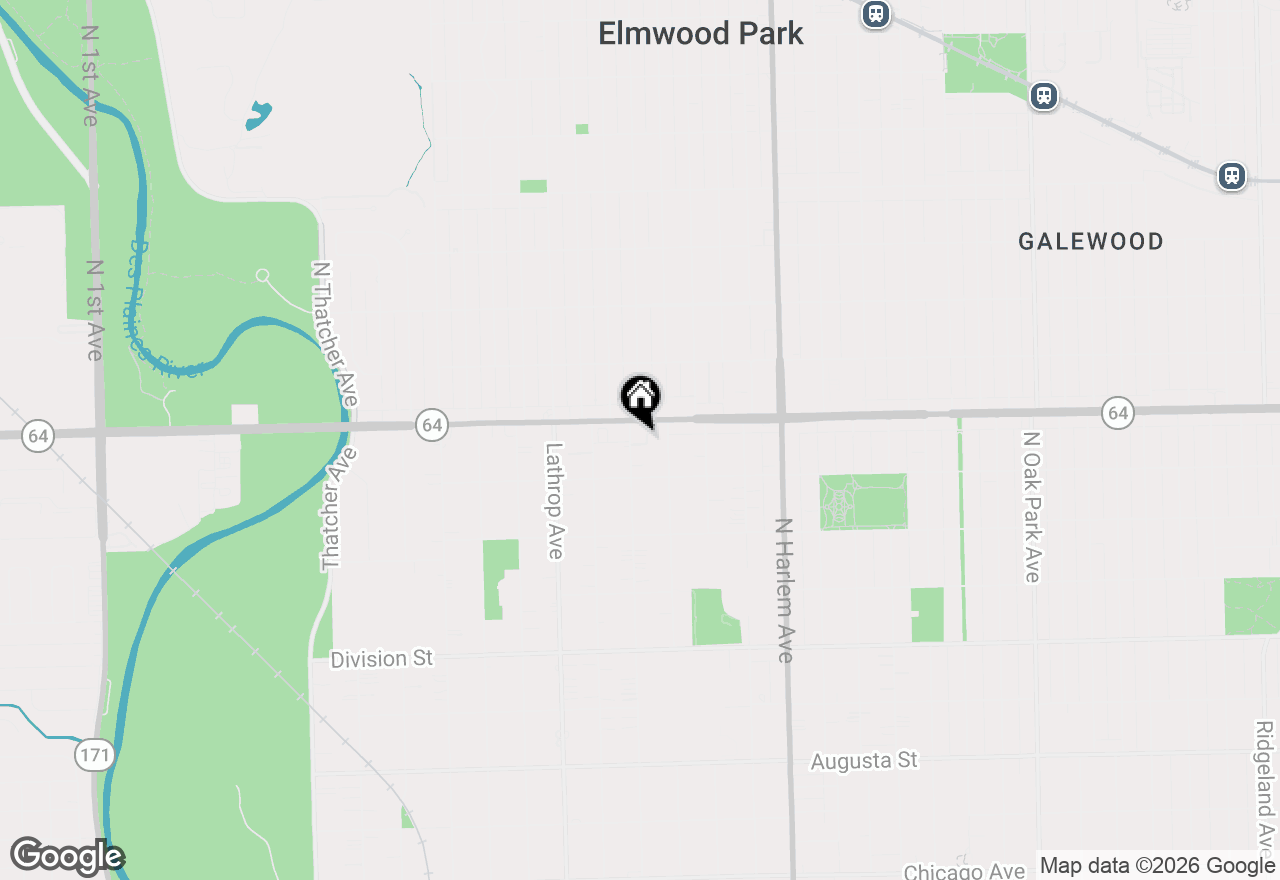 Map of 1535 Monroe Avenue #2, River Forest, IL 60305