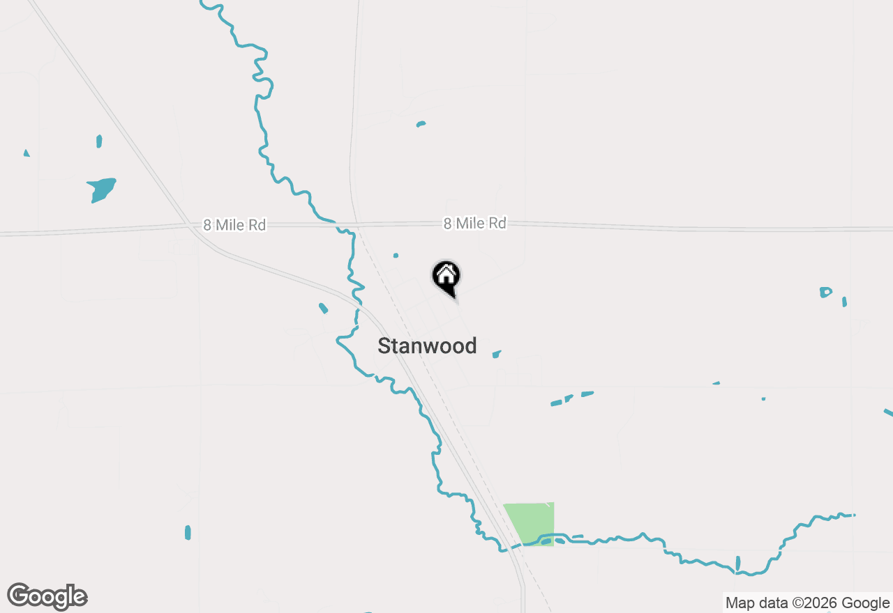 Map of 10887 O Tah'na Gon Drive, Stanwood, MI 49346