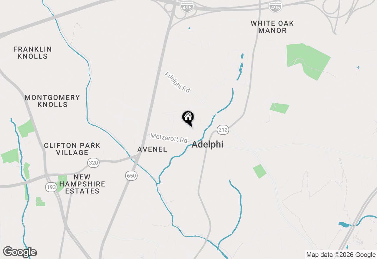 Map of 1832 Metzerott Road #403, Hyattsville, MD 20783