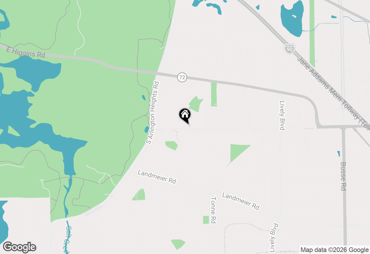 Map of 502 Oakton Street, Elk Grove Village, IL 60007