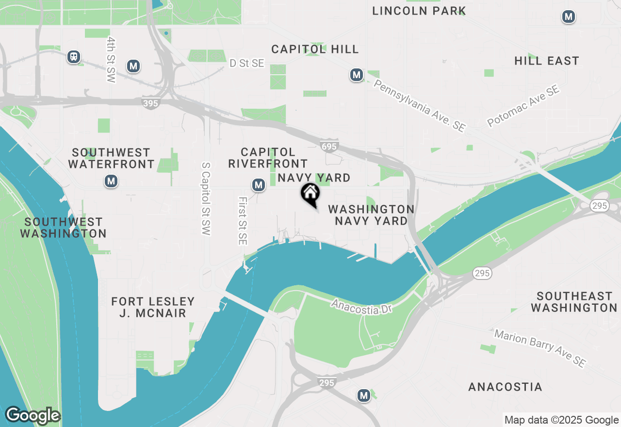 Map of 1300 4th Street Se #315, Washington, DC 20003