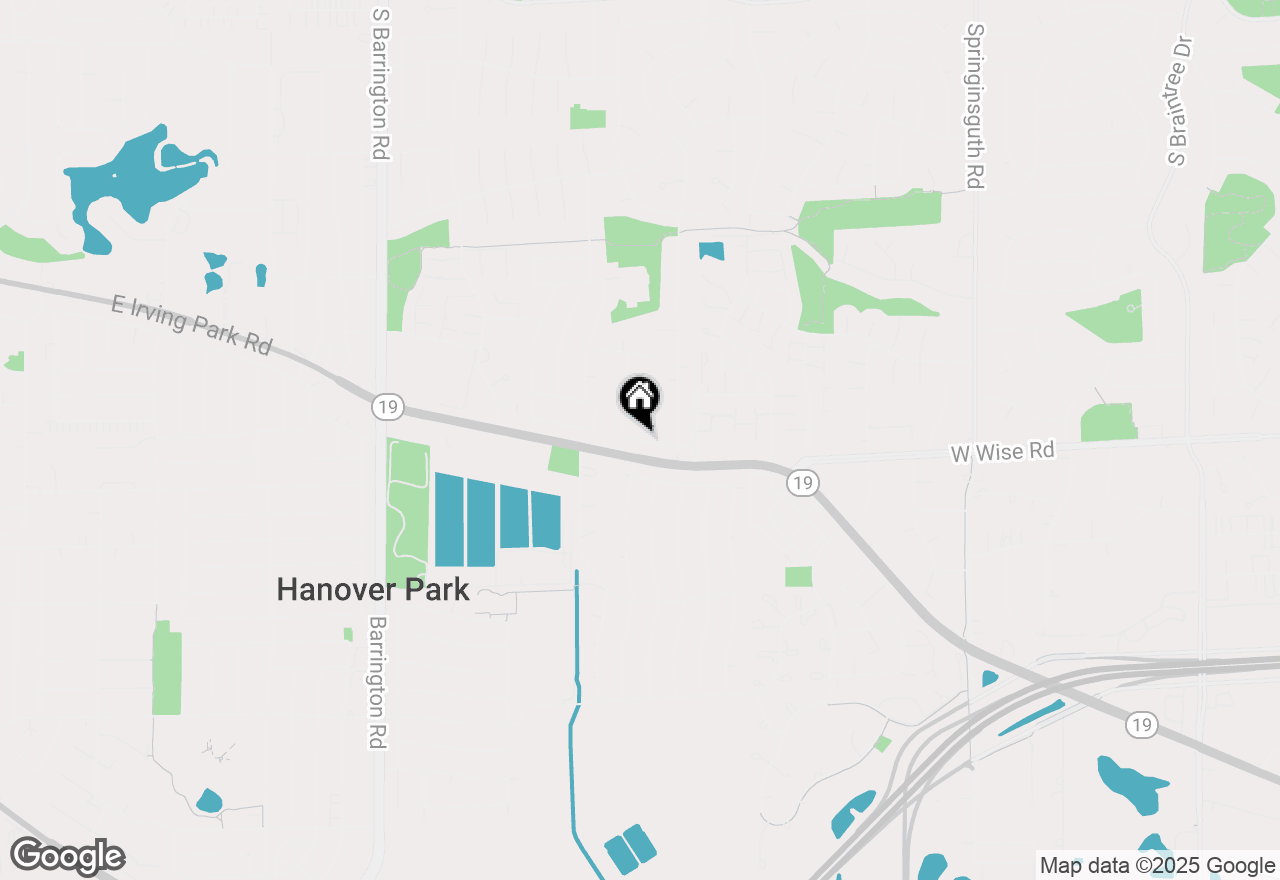 Map of 1051 Princeton Circle Drive, Hanover Park, IL 60133