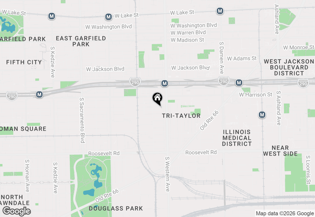 Map of 2442 W Lexington Street, Chicago, IL 60612