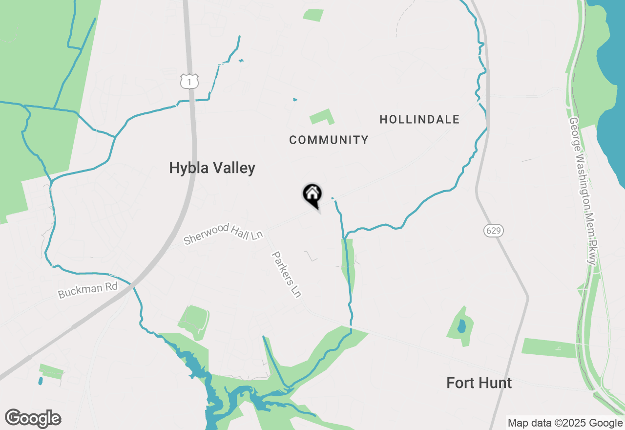 Map of 2403 Sherwood Hall Lane, Alexandria, VA 22306