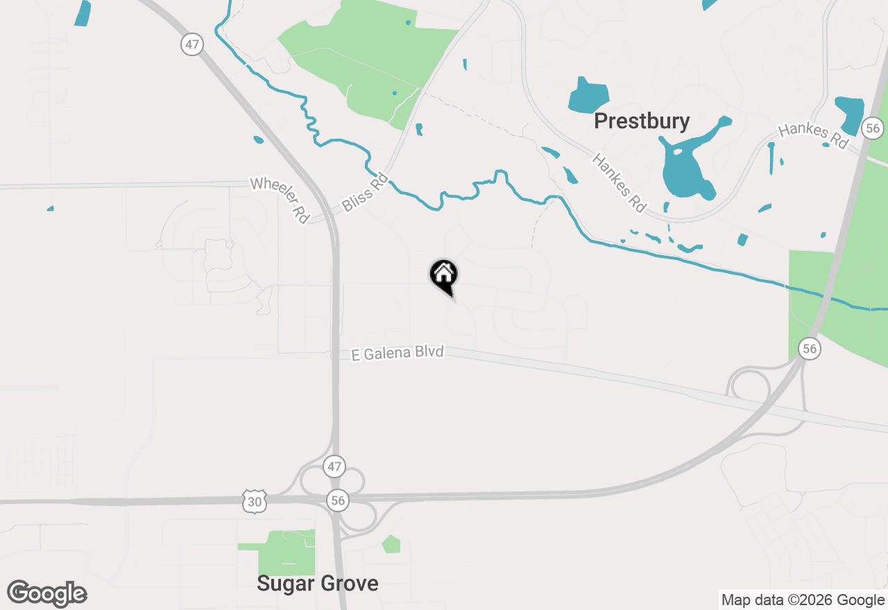 Map of 210 Brompton Lane #A, Sugar Grove, IL 60554