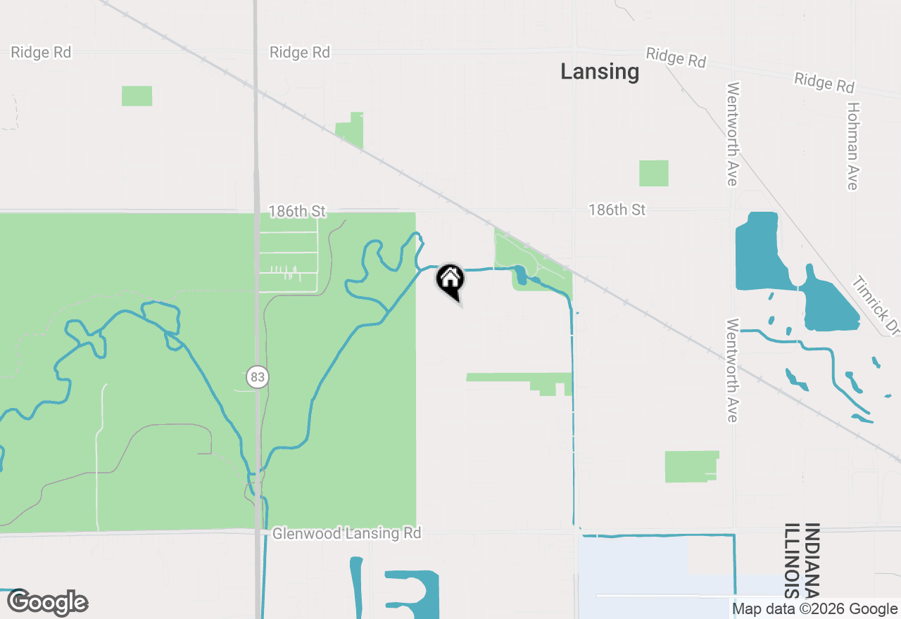Map of 2852 189th Street, Lansing, IL 60438