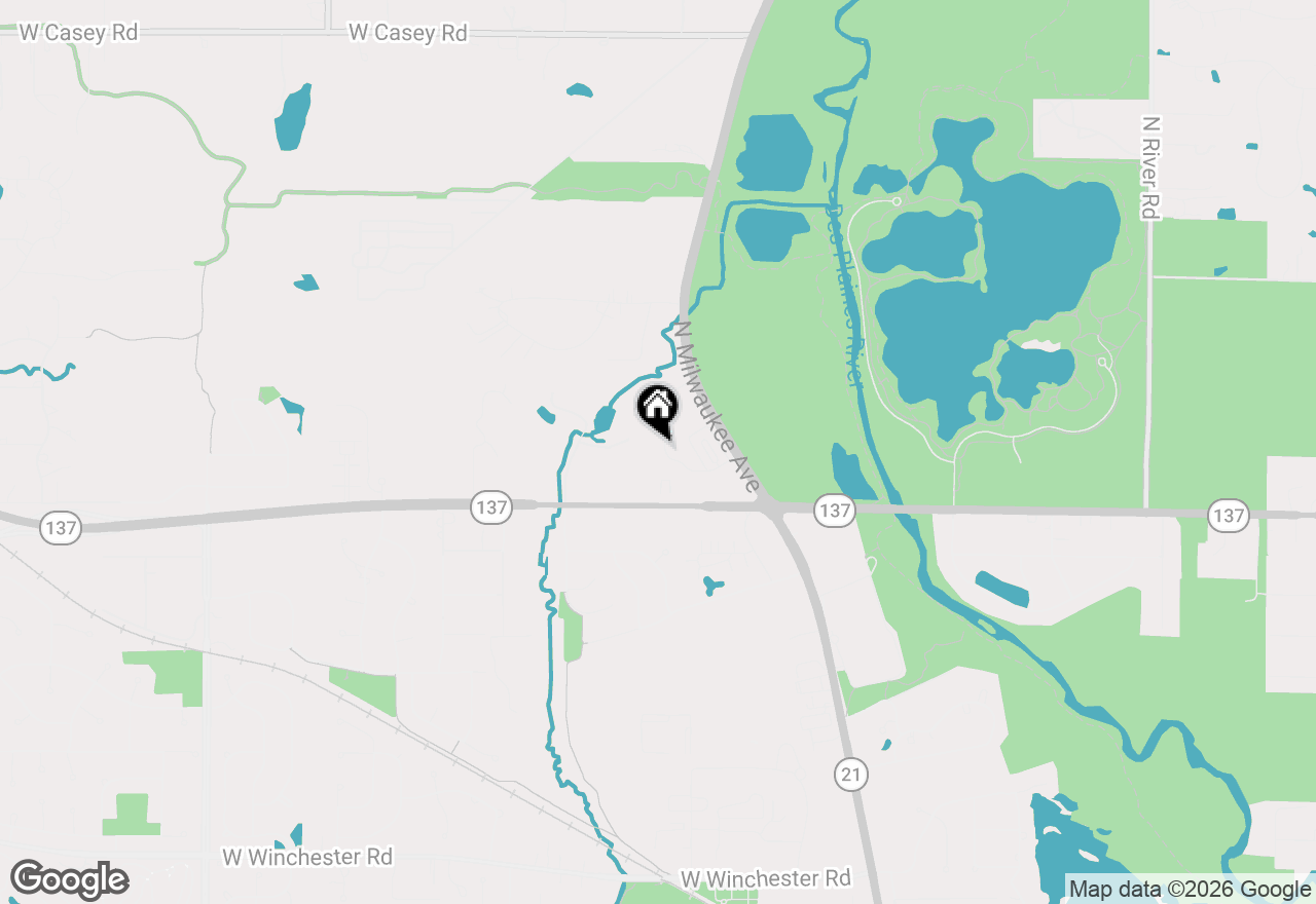 Map of 231 Cater Lane, Libertyville, IL 60048