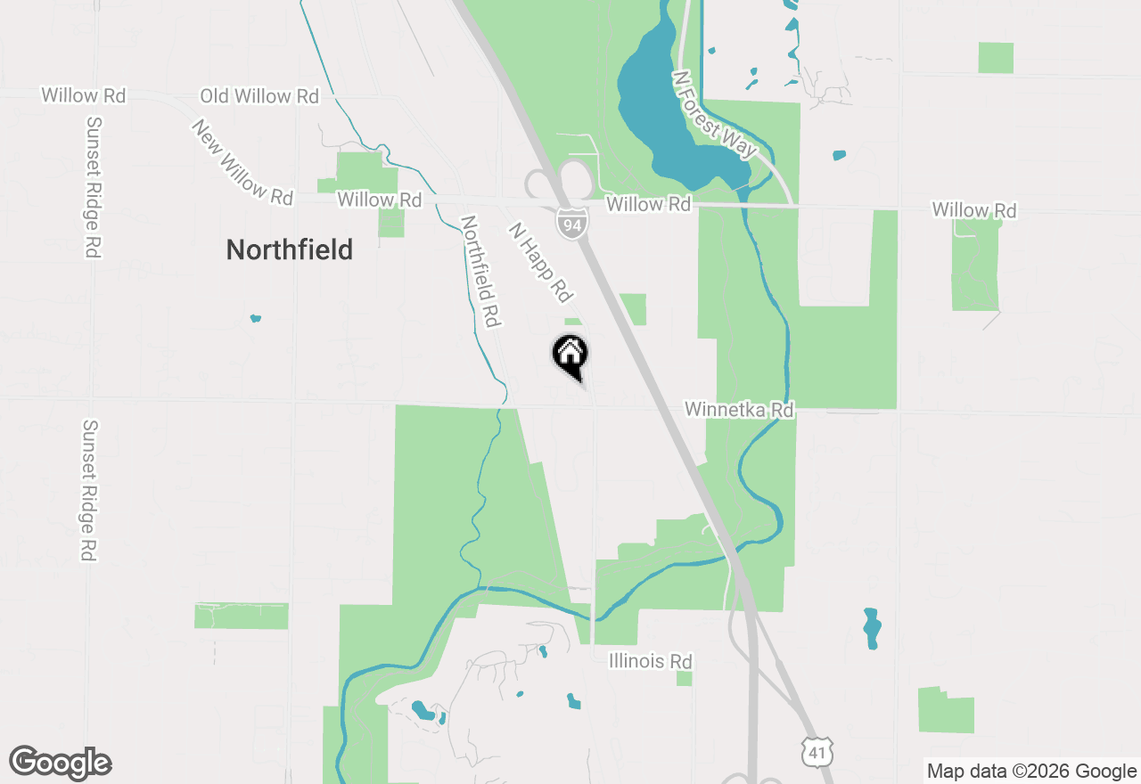 Map of 15 Landmark, Northfield, IL 60093