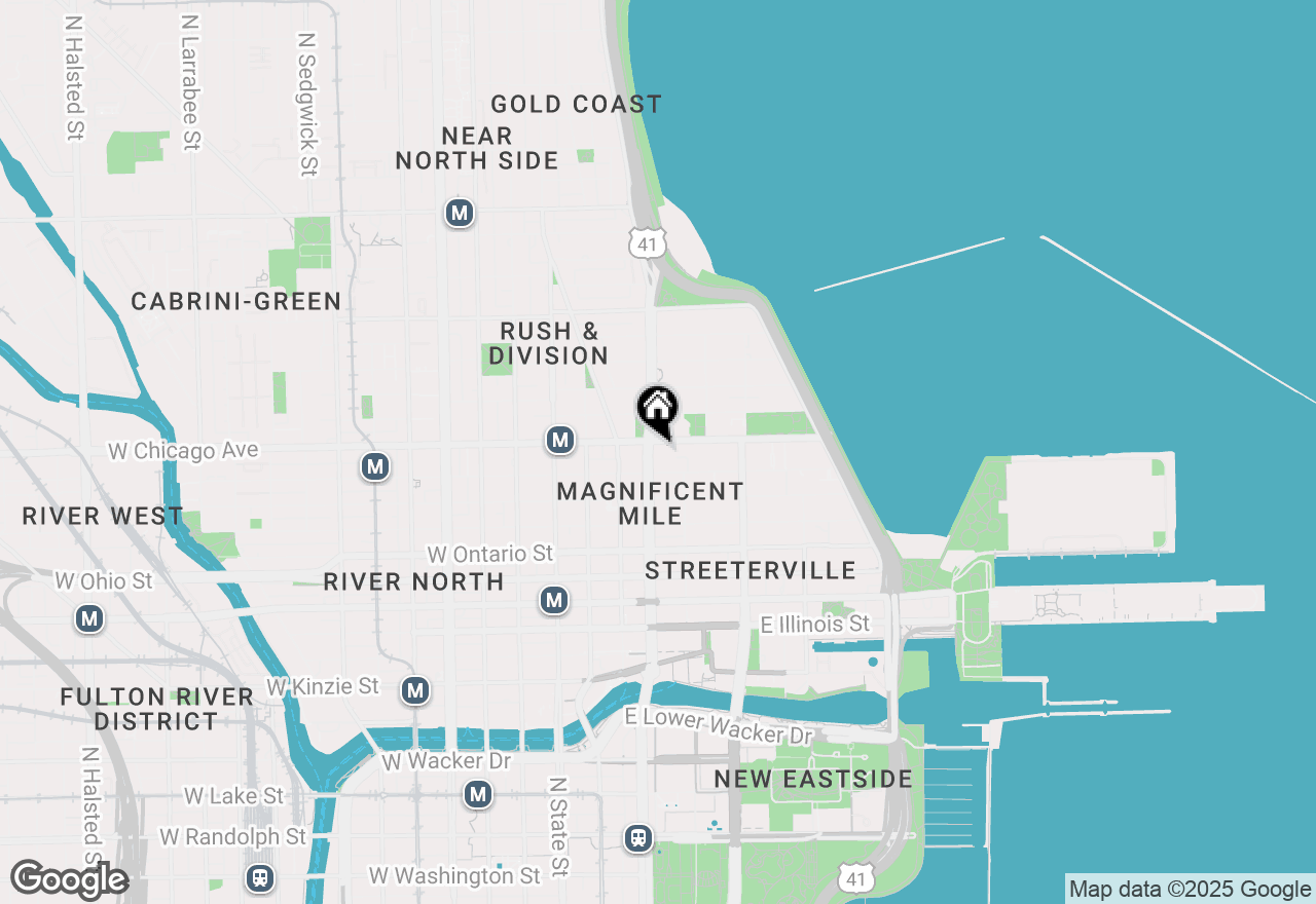 Map of 777 N Michigan Avenue #1001, Chicago, IL 60611