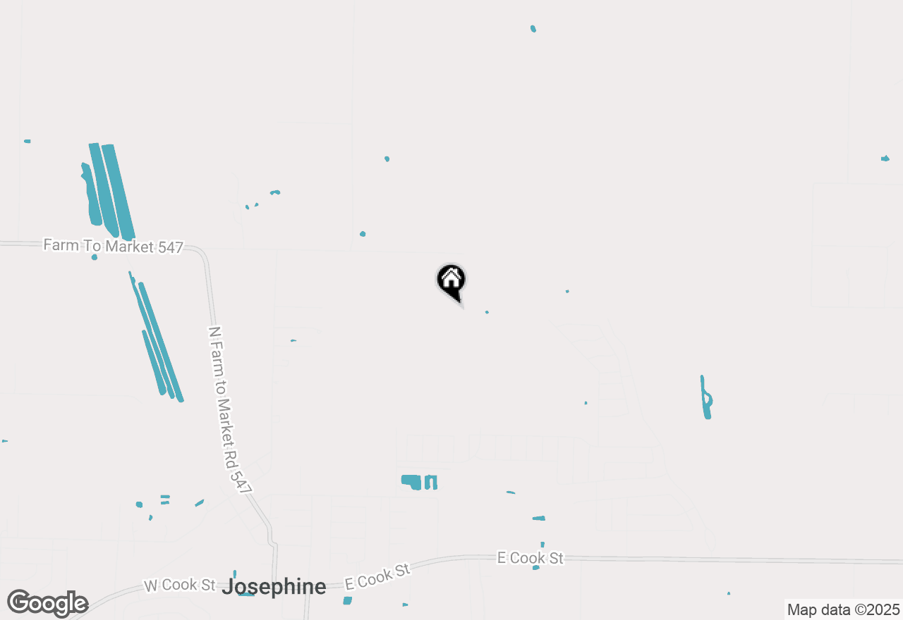 Map of 22476 County Road 850, Farmersville, TX 75442