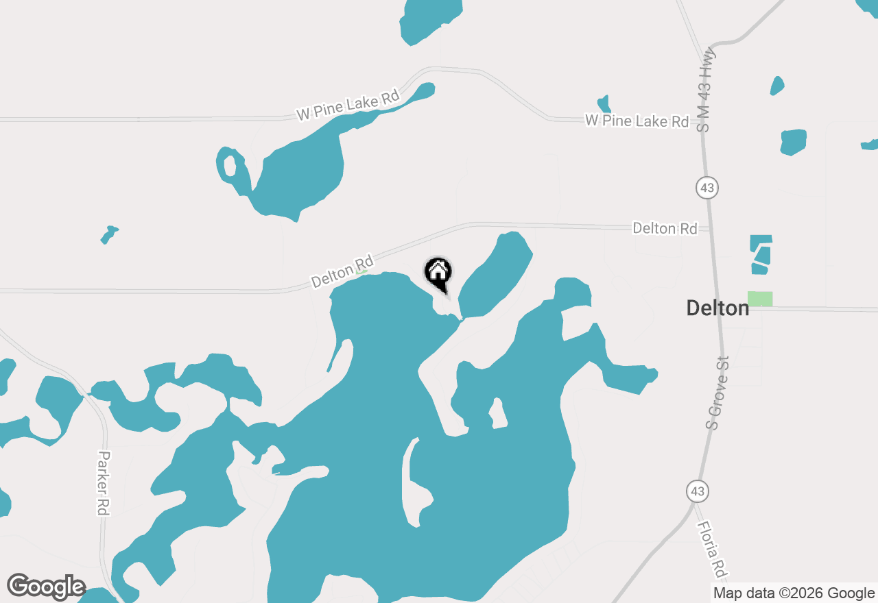 Map of 10556 Highland Drive, Delton, MI 49046