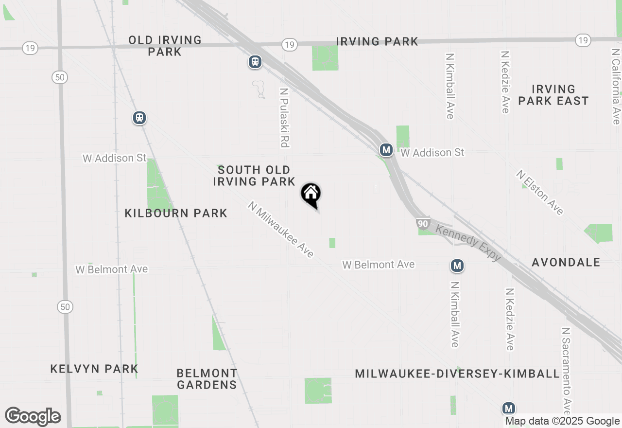 Map of 3352 N Springfield Avenue #2, Chicago, IL 60618