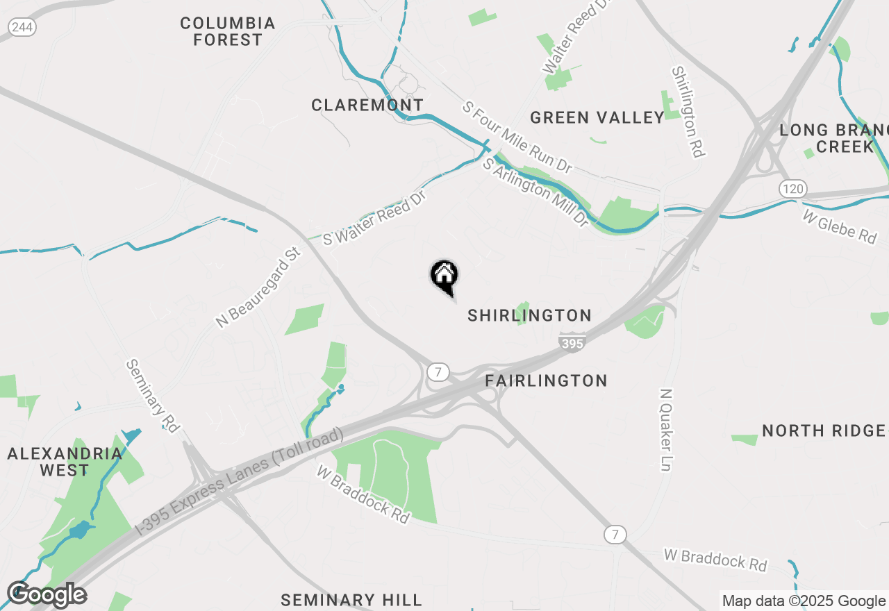 Map of 4711 30th Street S #B1, Arlington, VA 22206