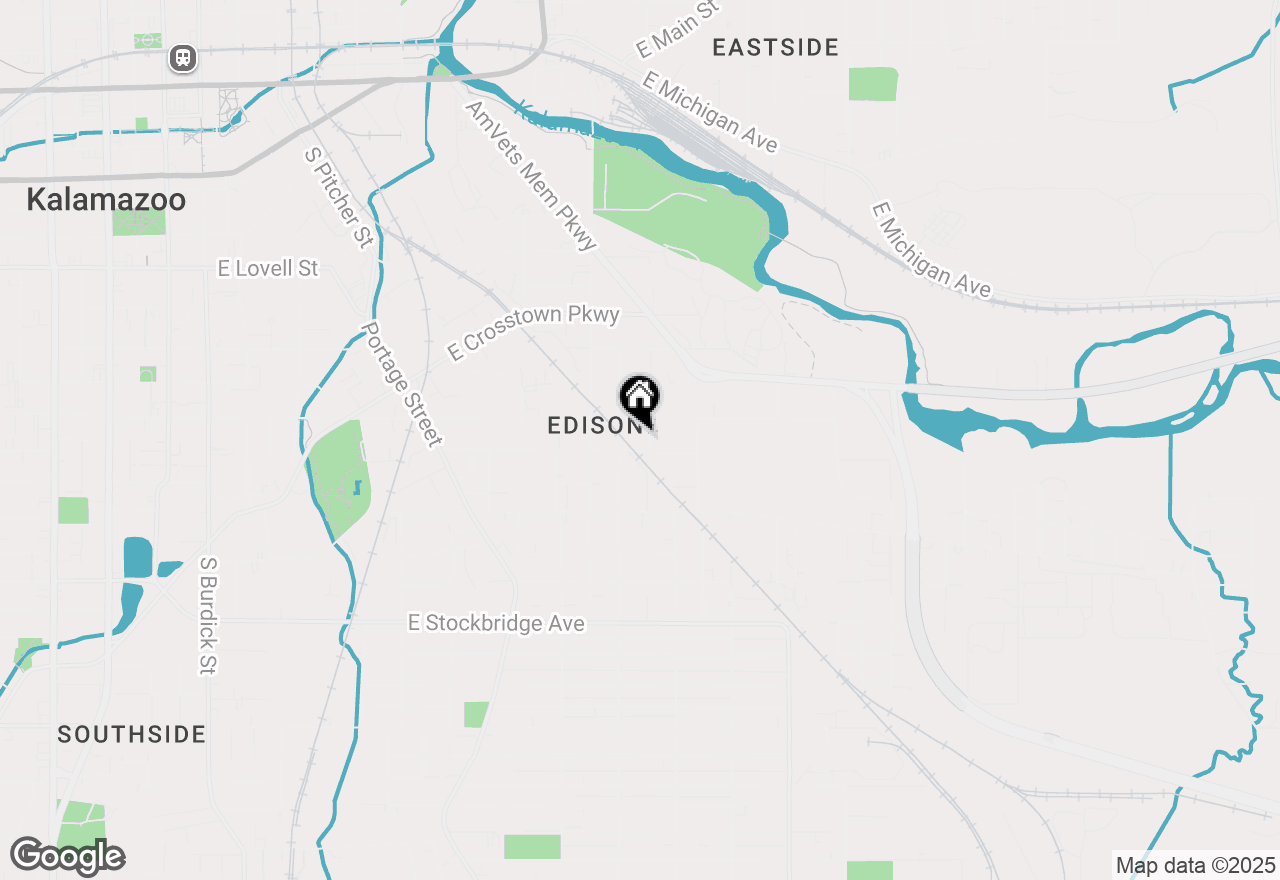 Map of 818 Myers Street, Kalamazoo, MI 49001