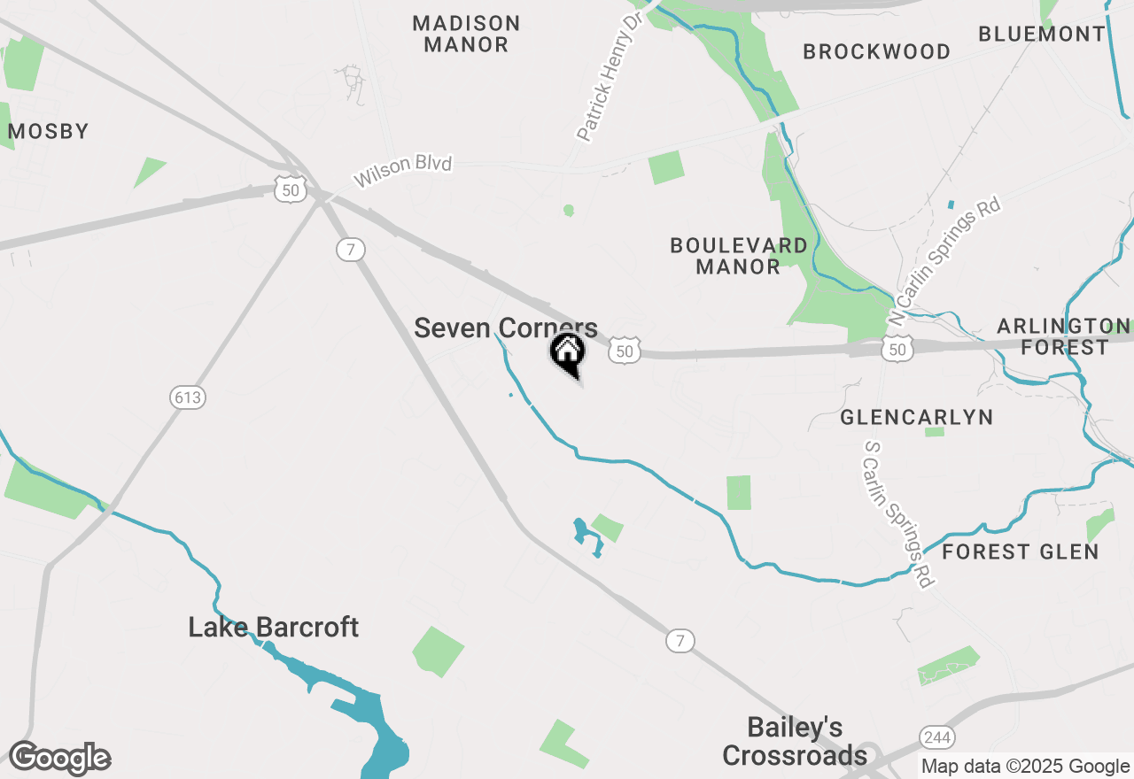 Map of 3122 Worthington Circle, Falls Church, VA 22044