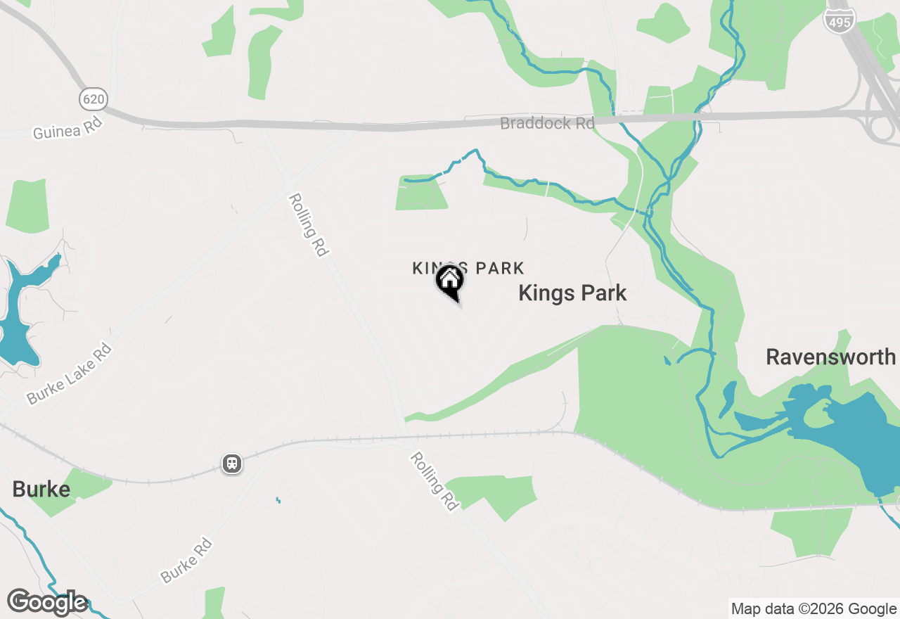 Map of 5506 Kempton Drive, Springfield, VA 22151