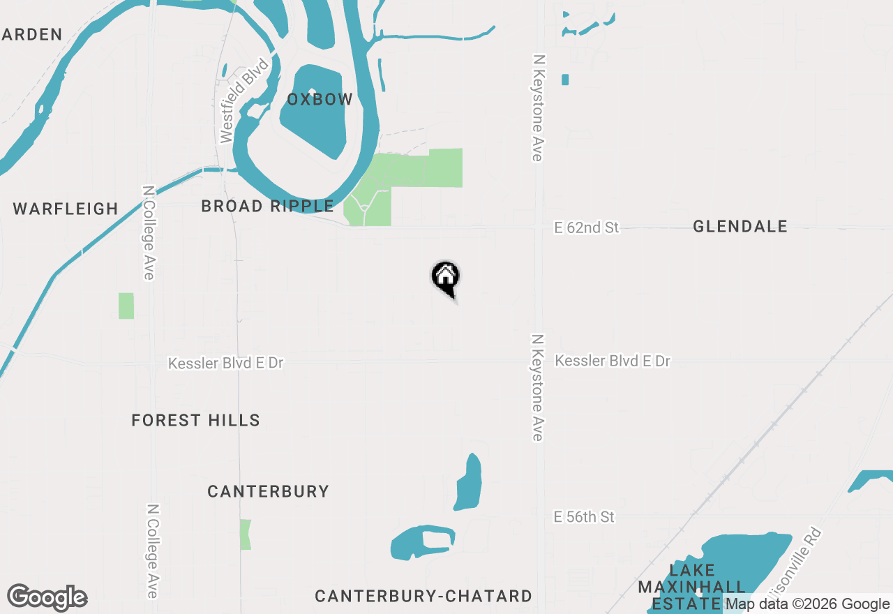 Map of 6029 Crittenden Avenue, Indianapolis, IN 46220