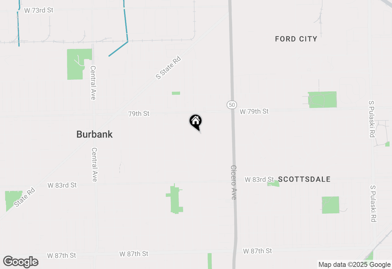 Map of 8011 Lawler Avenue, Burbank, IL 60459