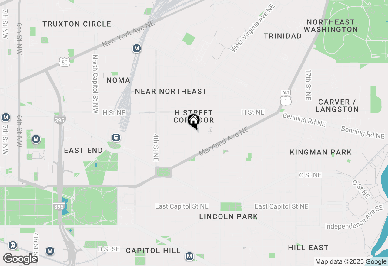 Map of 614 8th Street Ne, Washington, DC 20002