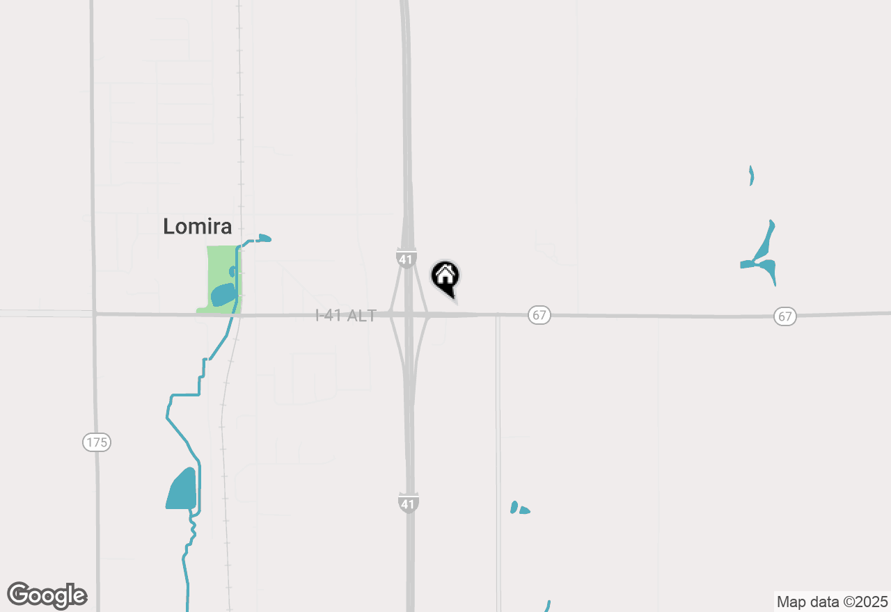 Map of W662 Highway 67, Lomira, WI 53048