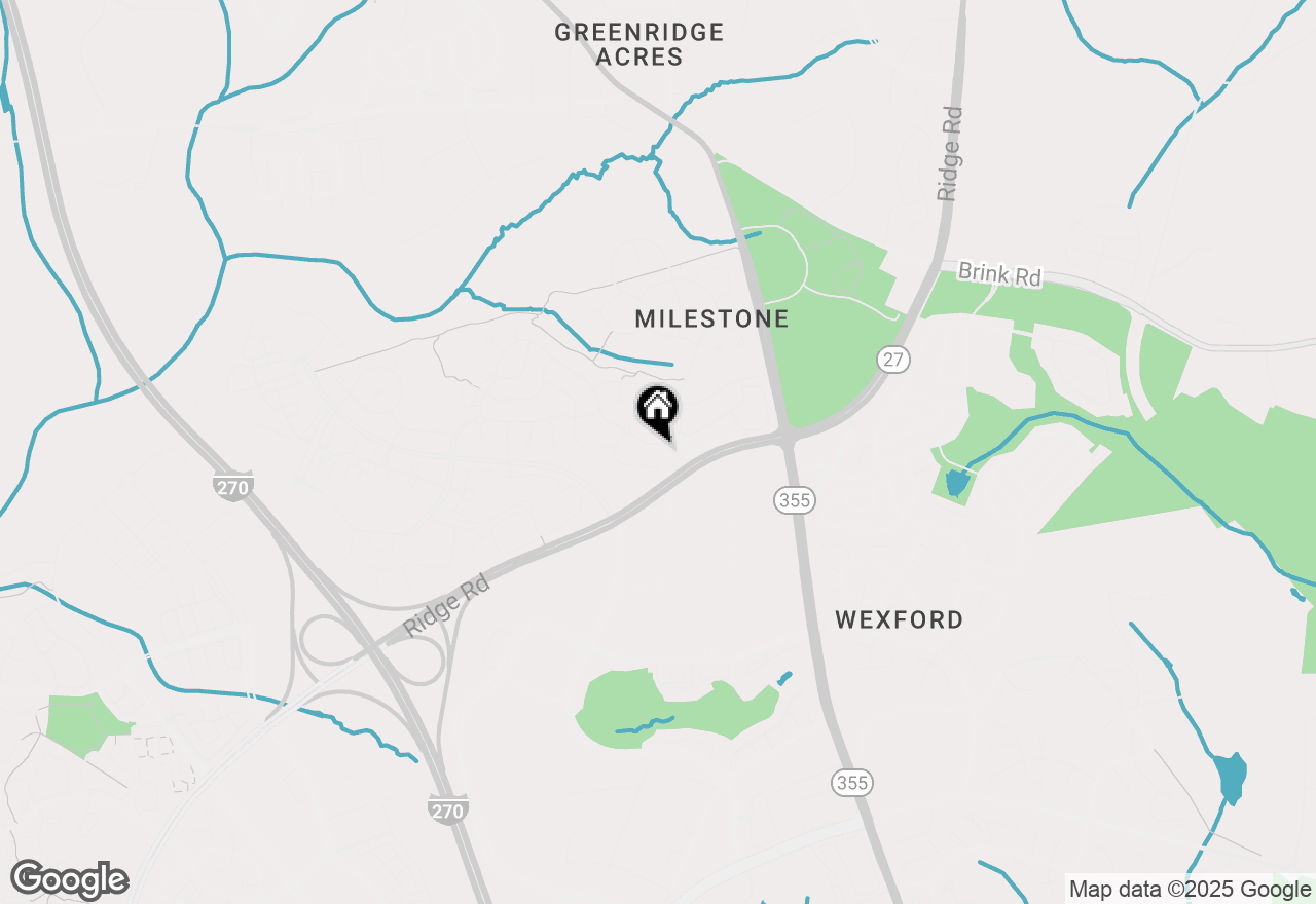 Map of 12212 Milestone Manor Lane, Germantown, MD 20876