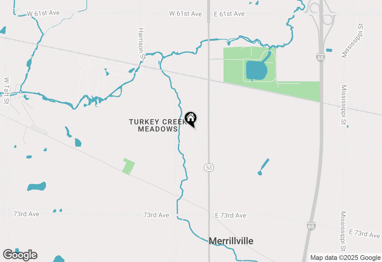 Map of 6772 Adams Street, Merrillville, IN 46410