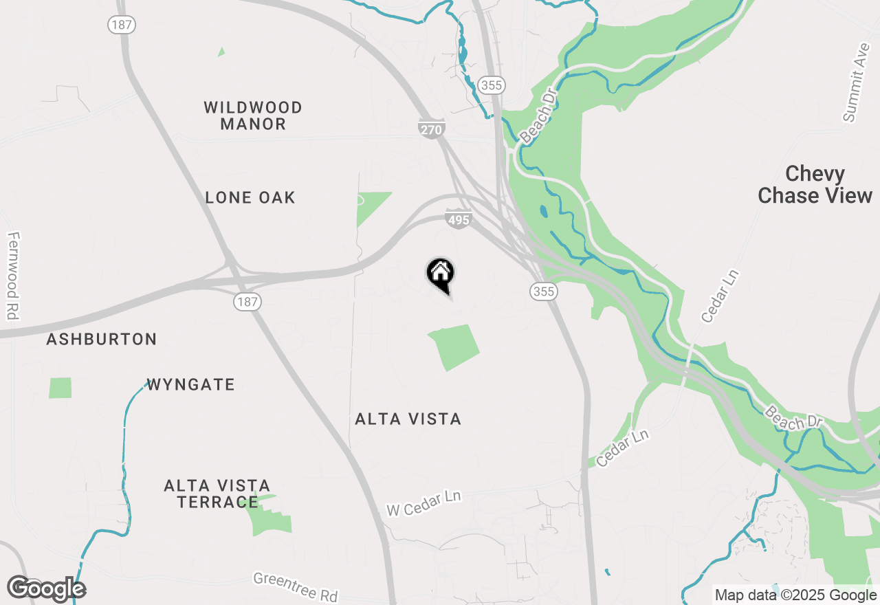 Map of 5225 Pooks Hill Road #828N, Bethesda, MD 20814