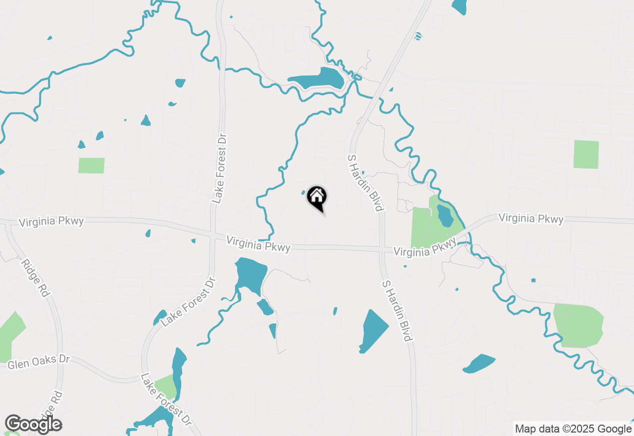 Map of 4109 Oak Hill Court, Mckinney, TX 75071