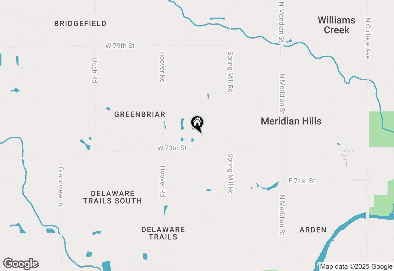 Map of 7346 Lions Head Drive #19-1, Indianapolis, IN 46260