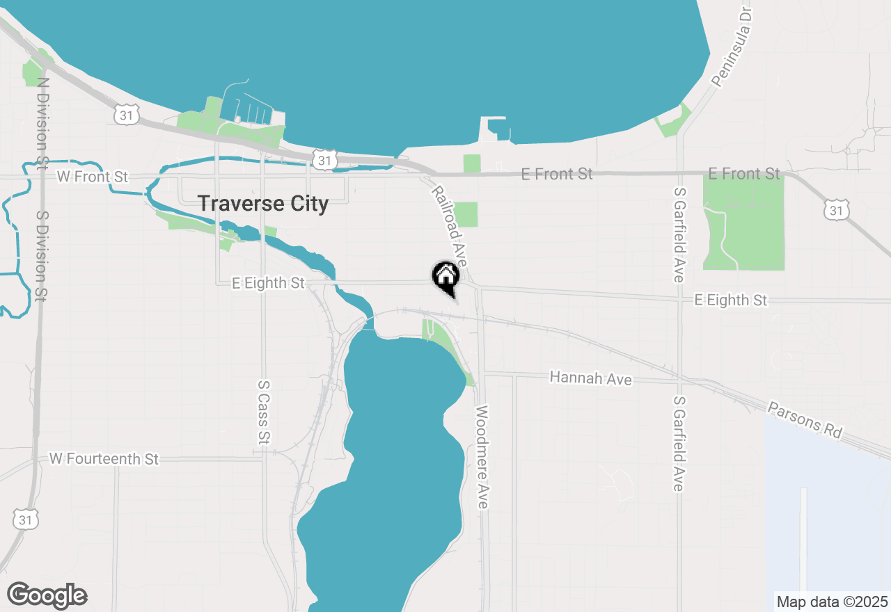 Map of 524 Depot Court, Traverse City, MI 49686