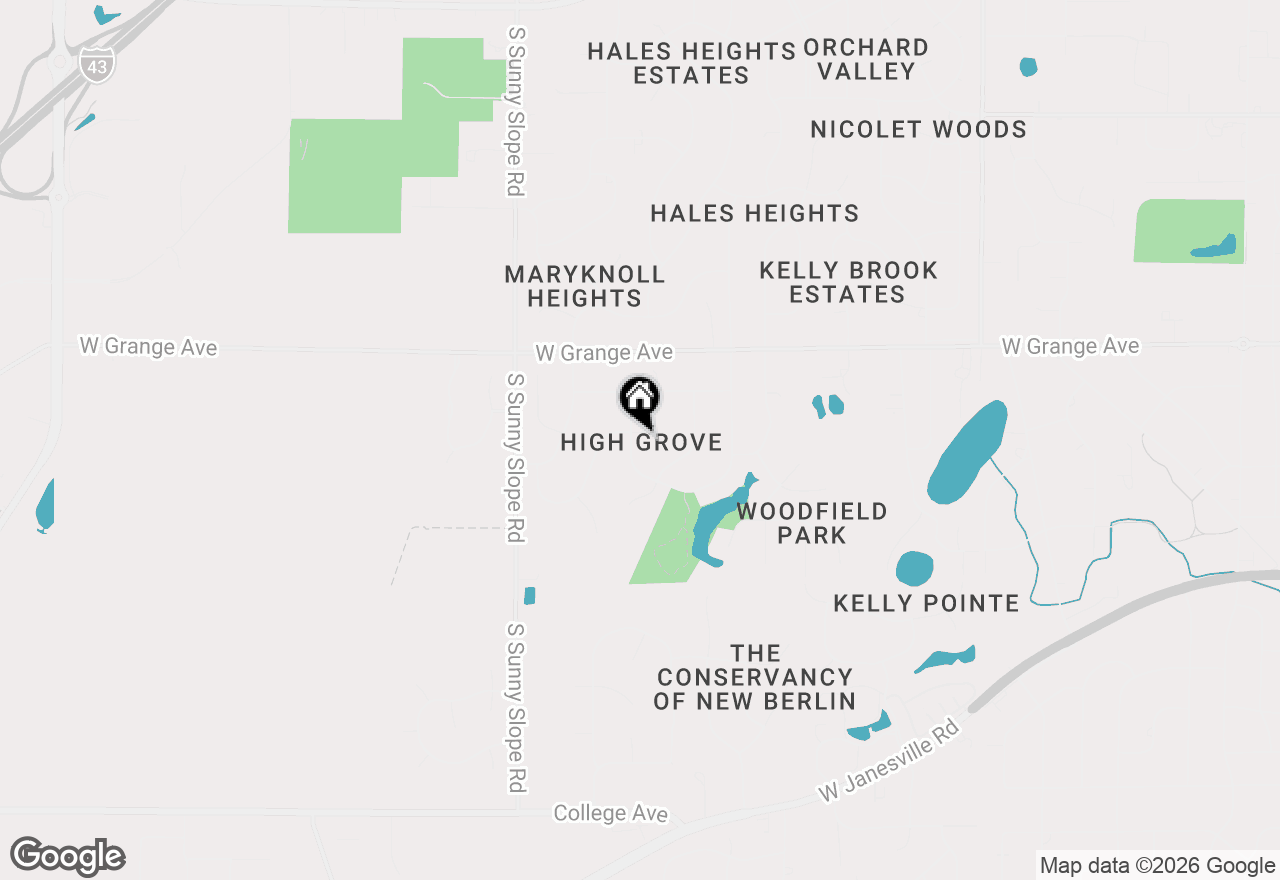 Map of 13600 W Eagle Trace Trce, New Berlin, WI 53151