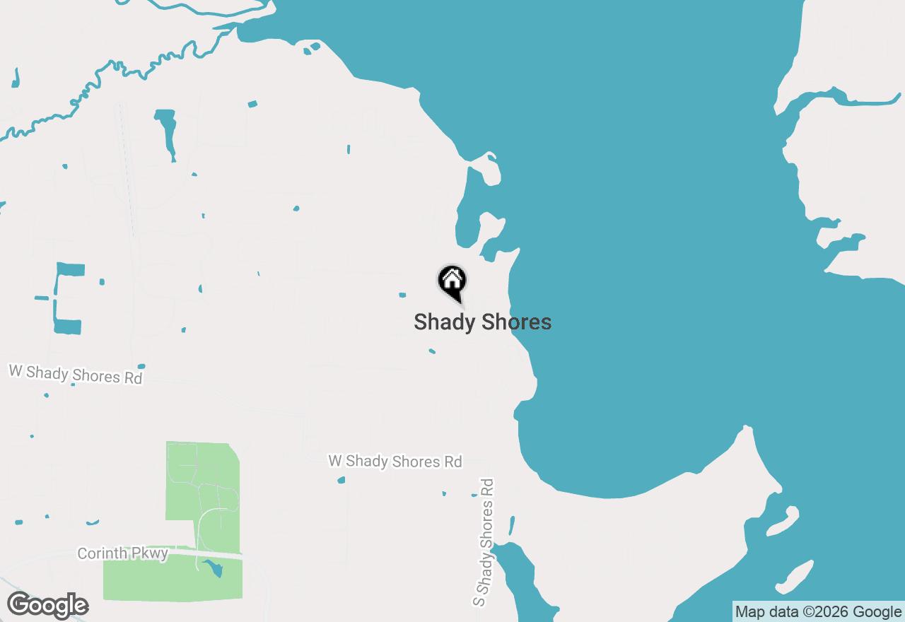 Map of 501 Lakeshore Road, Shady Shores, TX 76208