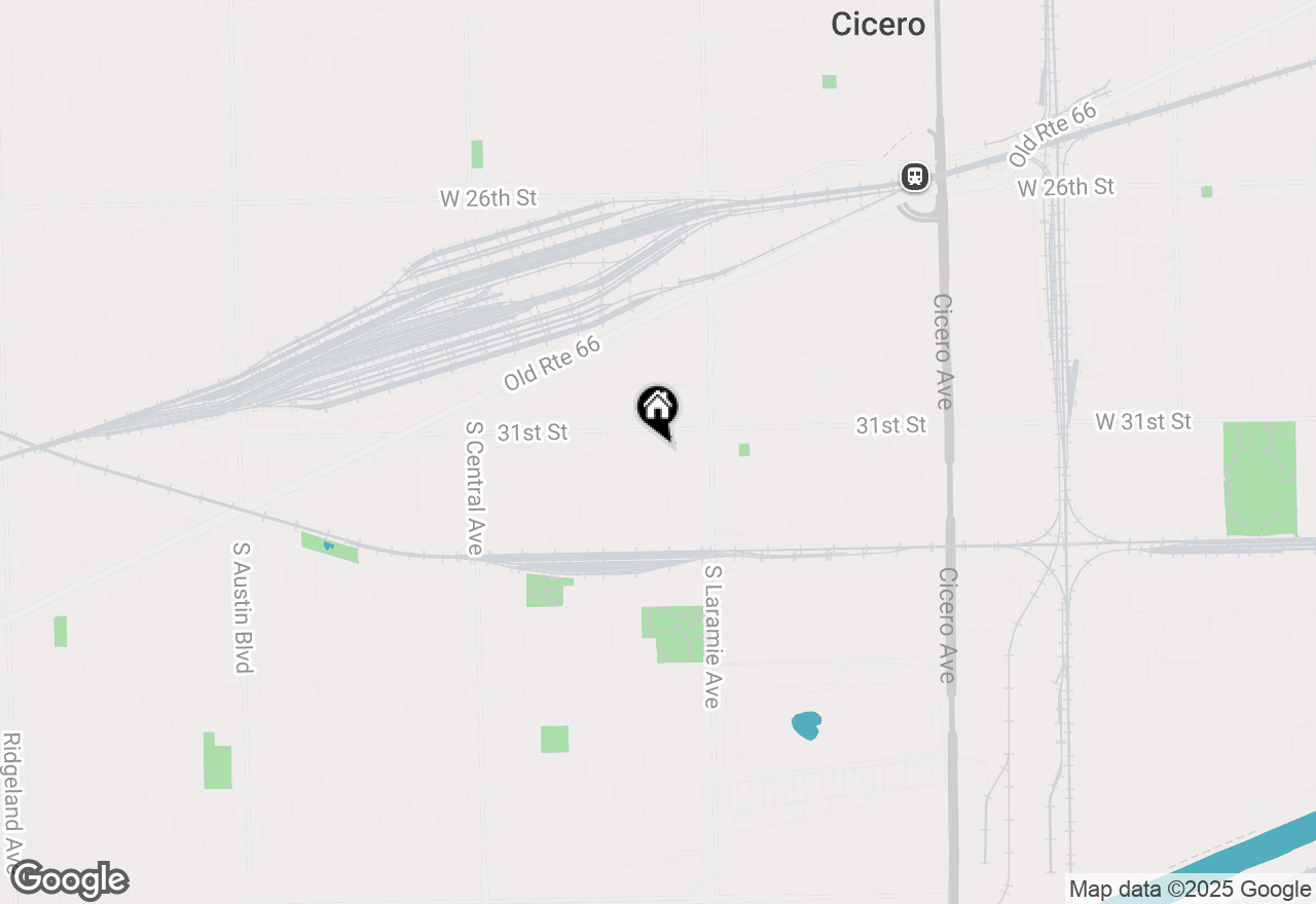 Map of 3117 S 53rd Avenue, Cicero, IL 60804