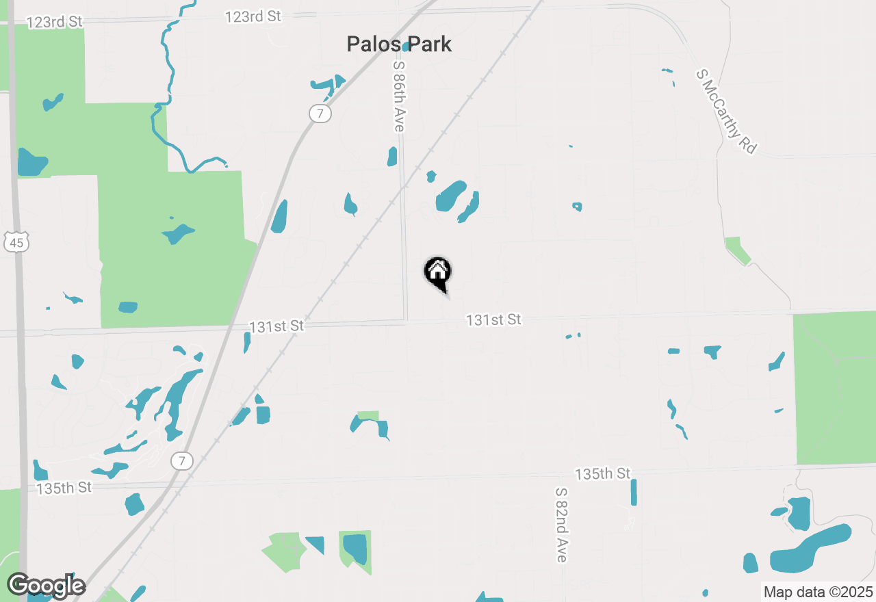 Map of 13030 S 85th Avenue, Palos Park, IL 60464