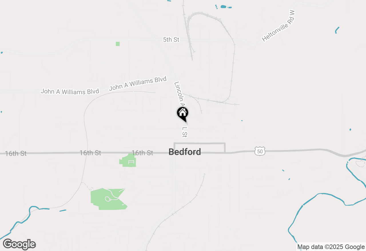 Map of 1301 & 1303 L Street, Bedford, IN 47421