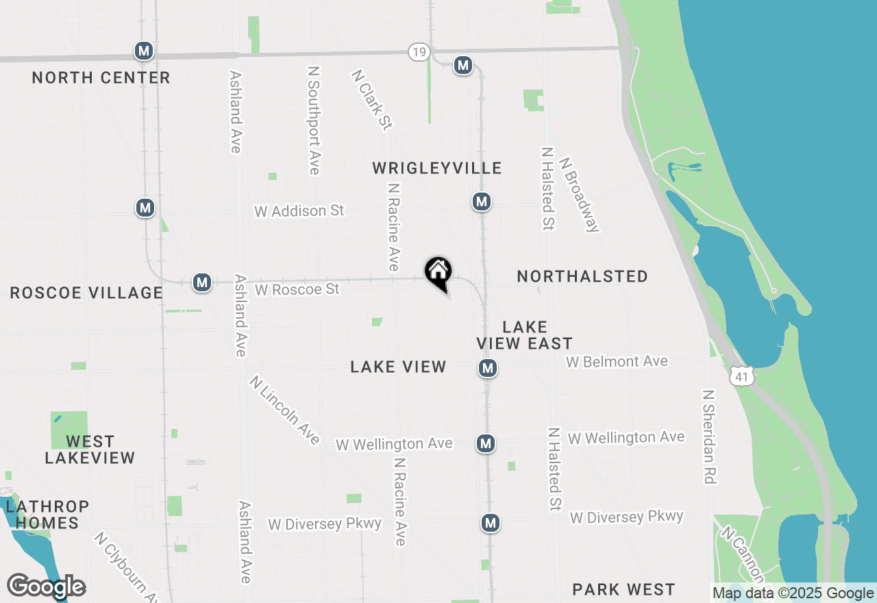 Map of 3339 N Seminary Avenue #CH2, Chicago, IL 60657