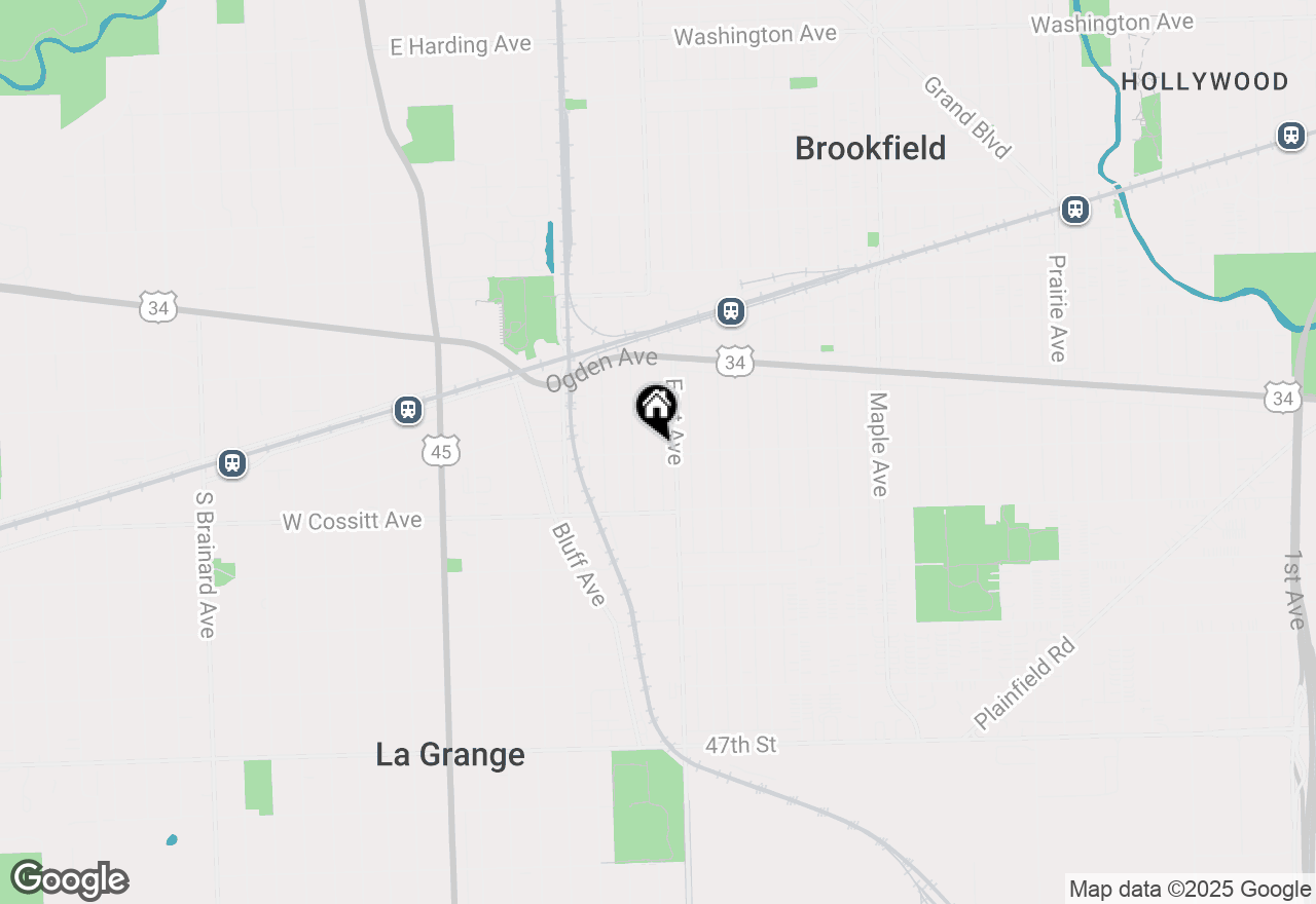 Map of 149 Washington Avenue, La Grange, IL 60525