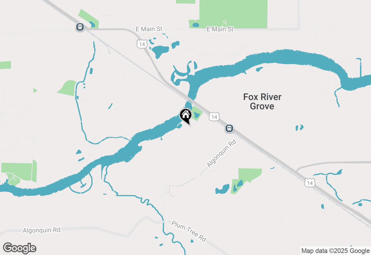 Map of 101 Beachway Drive, Fox River Grove, IL 60021