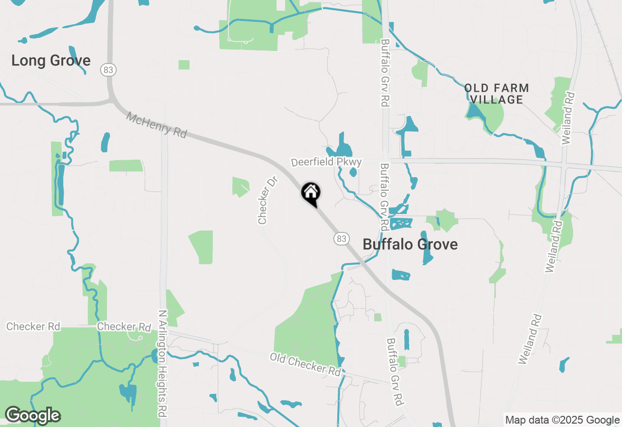 Map of 810 Woodhollow Lane, Buffalo Grove, IL 60089