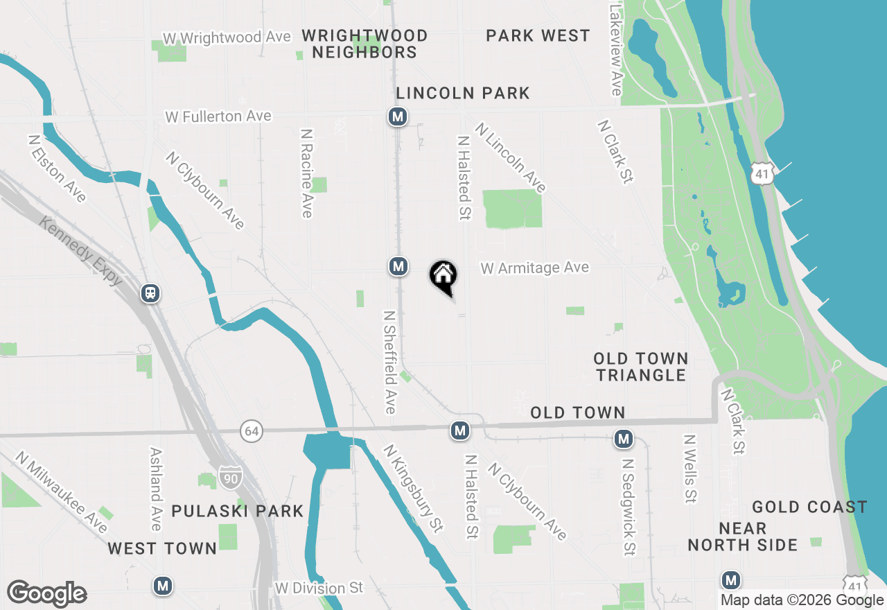 Map of 1914 N Dayton Street, Chicago, IL 60614