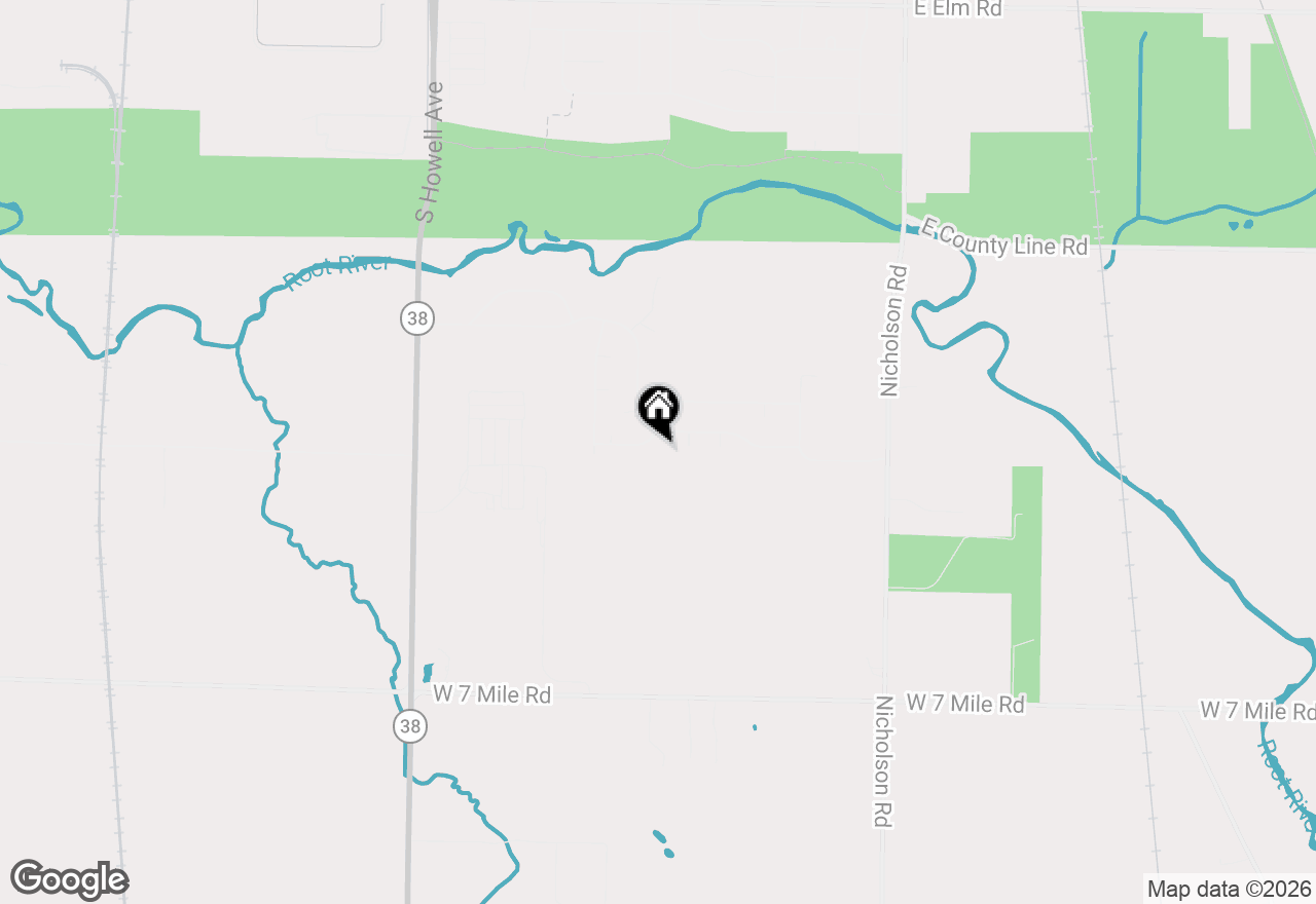 Map of 9707 Saratoga Dr, Caledonia, WI 53108